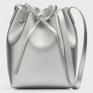 New Mansur Gavriel Silver Bucket Bag